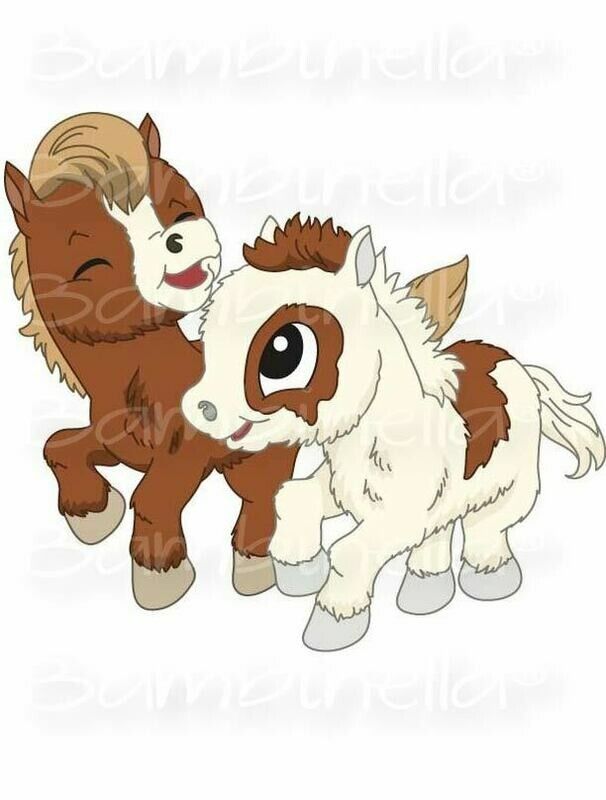 Bügelbild Velour/Flock Bügelapplikation: Pferd Pony Bügelbild Velour/Flock Bügelapplikation: Pferd Pony