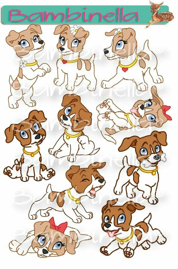 Stickerparade – Jack Russell Terrier - 10 Sticker