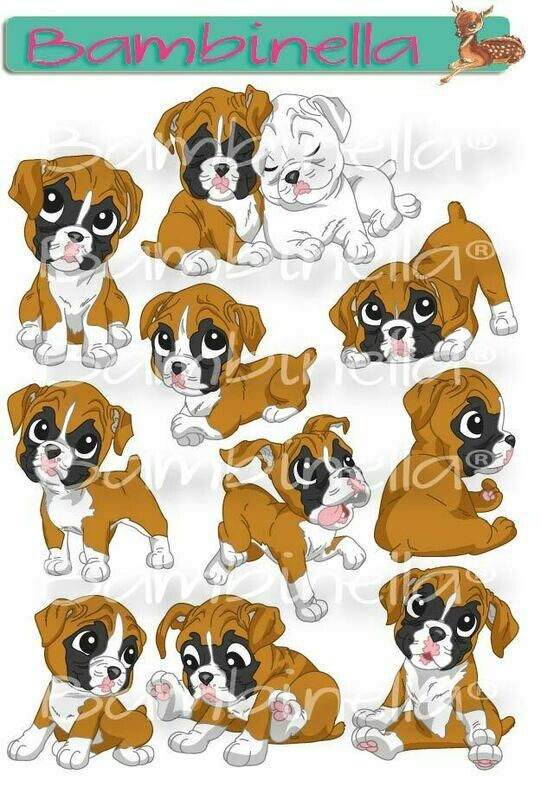 Stickerparade – Boxer - 10 Sticker Stickerparade – Boxer - 10 Sticker
