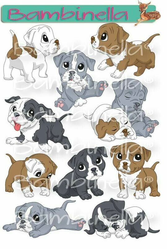 Stickerparade – American Bulldog - 10 Sticker Stickerparade – American Bulldog - 10 Sticker