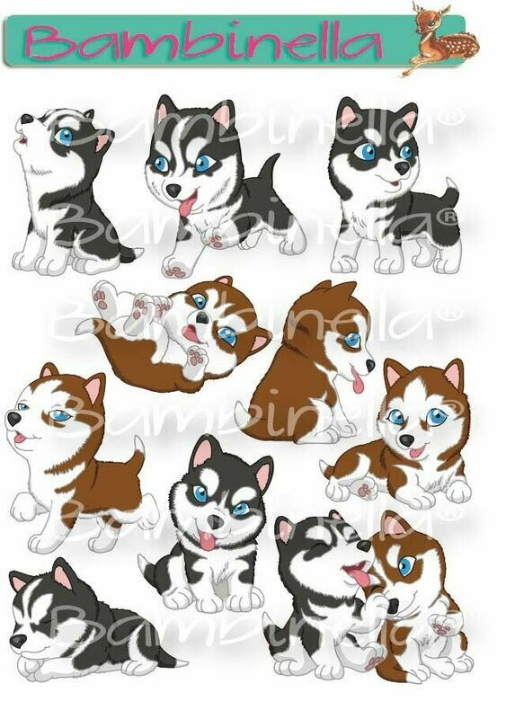 Stickerparade – Husky - 10 Sticker Stickerparade – Husky - 10 Sticker