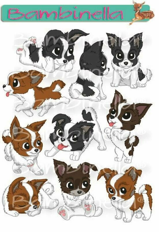 Stickerparade – Zwergspaniel - 10 Sticker Stickerparade – Zwergspaniel - 10 Sticker