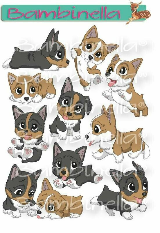 Stickerparade – Welsh Corgi Pembroke - 10 Sticker Stickerparade – Welsh Corgi Pembroke - 10 Sticker
