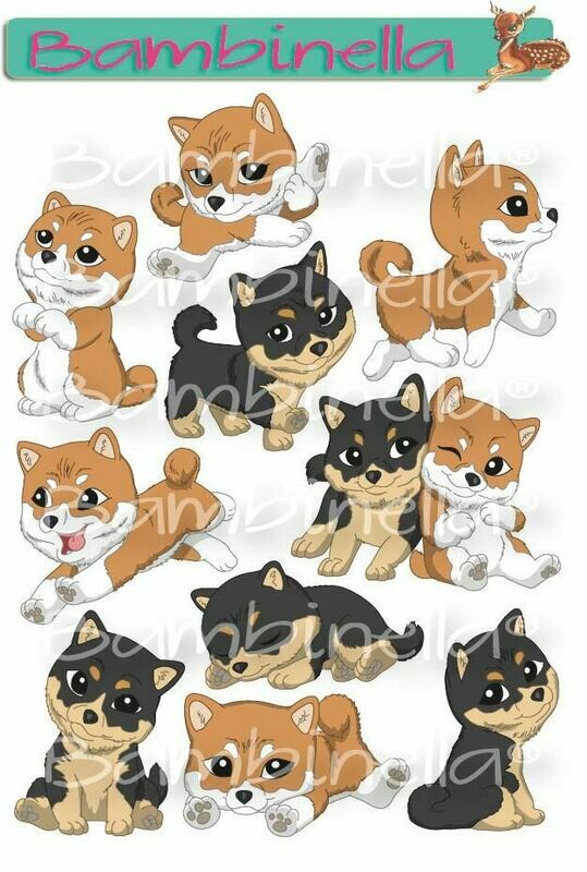 Stickerparade – Shiba - 10 Sticker Stickerparade – Shiba - 10 Sticker