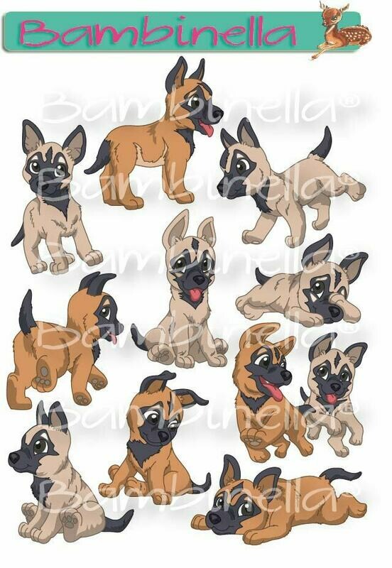 Stickerparade – Malinois - 10 Sticker Stickerparade – Malinois - 10 Sticker
