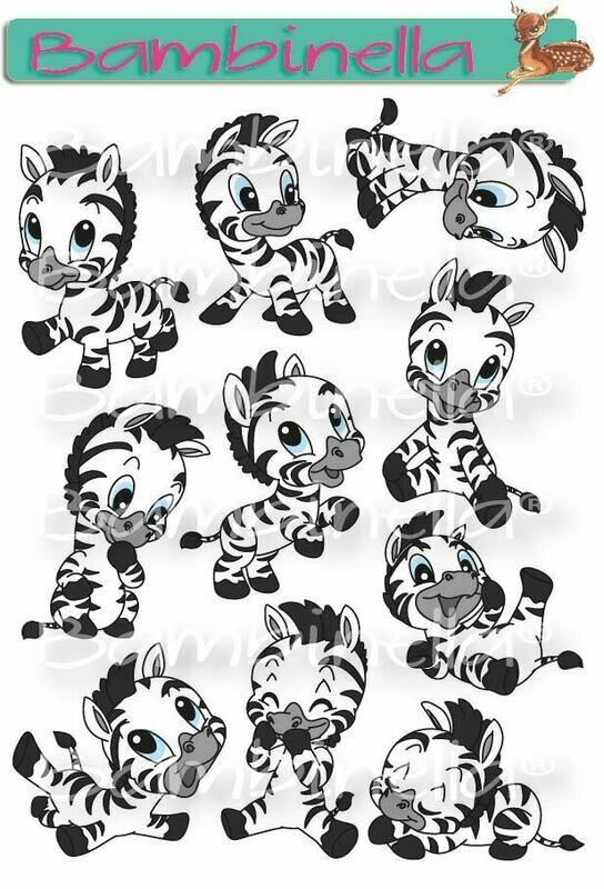 Stickerparade – Zebra - 10 Sticker Stickerparade – Zebra - 10 Sticker