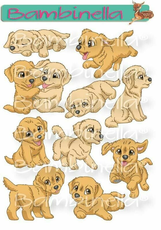 Stickerparade – Golden Retriever - 10 Sticker Stickerparade – Golden Retriever - 10 Sticker