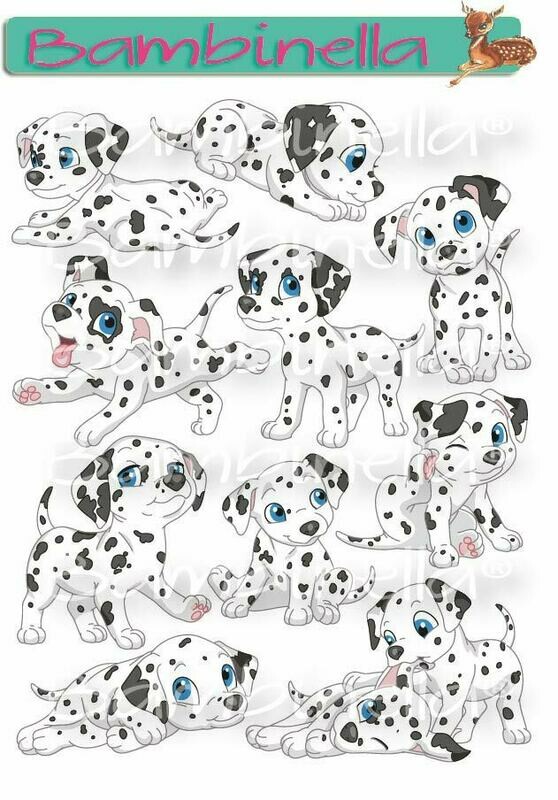 Stickerparade – Dalmatiner - 10 Sticker Stickerparade – Dalmatiner - 10 Sticker