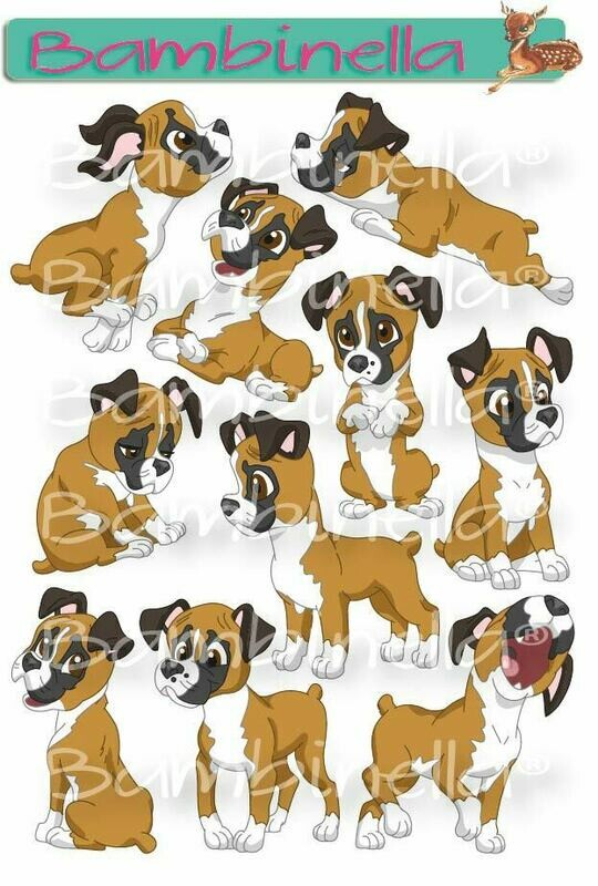 Stickerparade – Boxer - 10 Sticker Stickerparade – Boxer - 10 Sticker