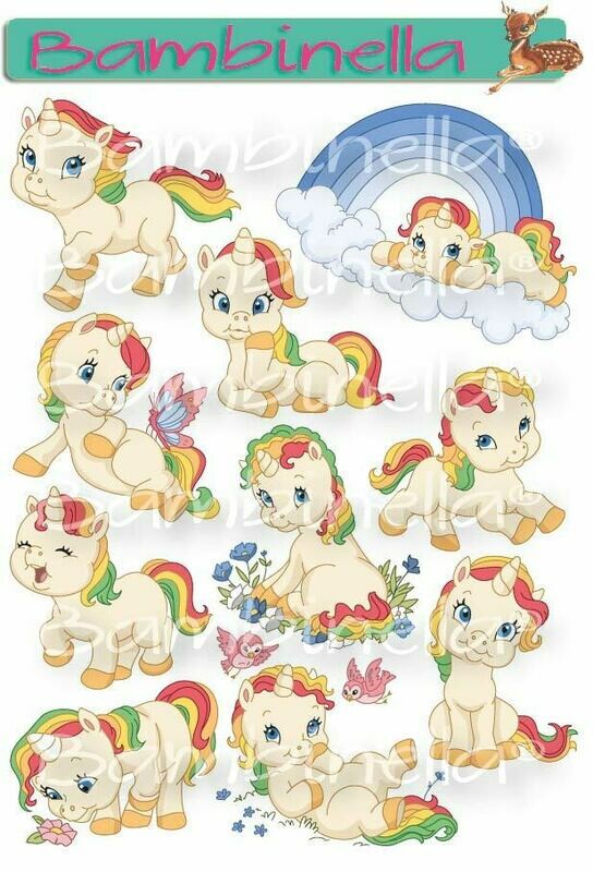 Stickerparade – Einhorn - 10 Sticker Stickerparade – Einhorn - 10 Sticker