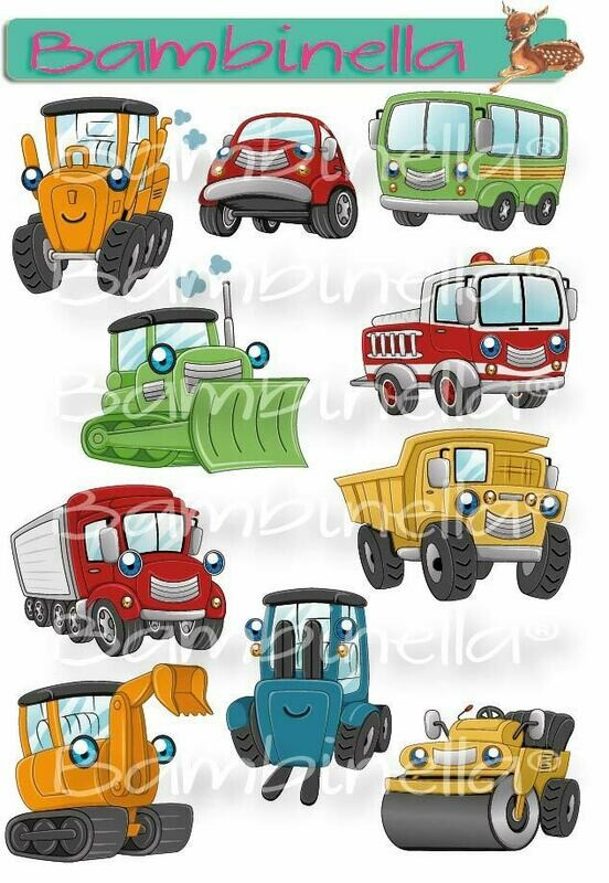 Stickerparade – Fahrzeuge - 10 Sticker Stickerparade – Fahrzeuge - 10 Sticker