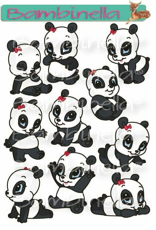 Stickerparade – Panda- 10 Sticker Stickerparade – Panda- 10 Sticker