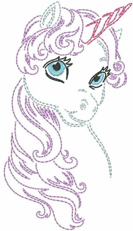 Stickdatei - Einhorn 10 x 10