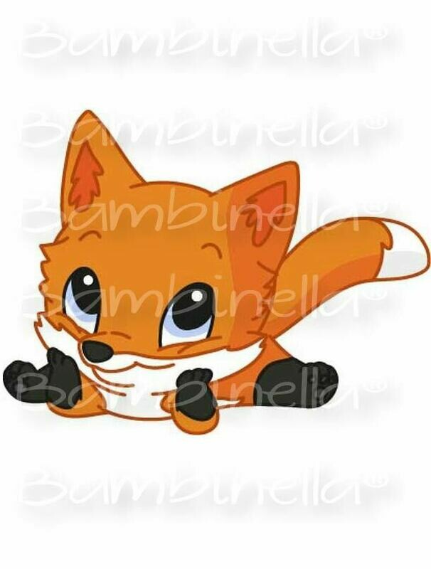 Bügelbild Velour/Flock Bügelapplikation: Fuchs Bügelbild Velour/Flock Bügelapplikation: Fuchs