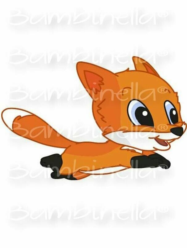 Bügelbild Velour/Flock Bügelapplikation: Fuchs Bügelbild Velour/Flock Bügelapplikation: Fuchs