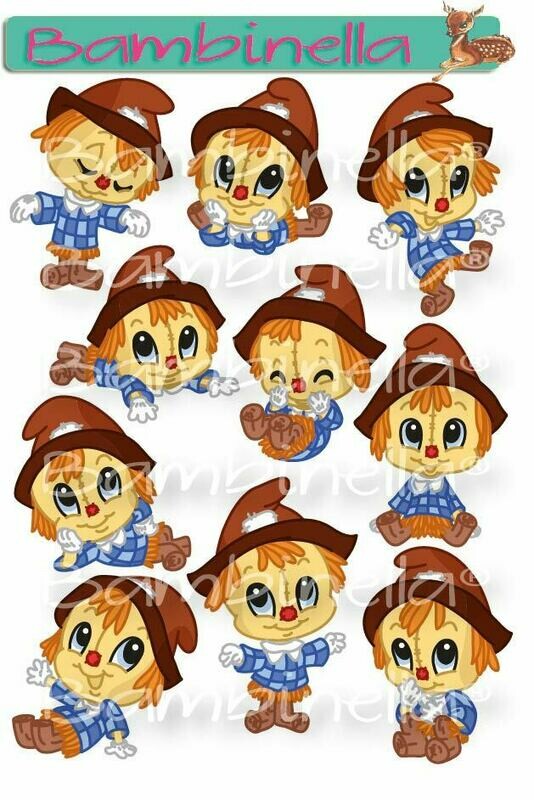 Stickerparade – Vogelscheuche - 10 Sticker Stickerparade – Vogelscheuche - 10 Sticker
