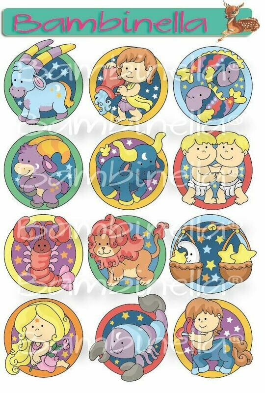Stickerparade – Sternzeichen - 10 Sticker Stickerparade – Sternzeichen - 10 Sticker