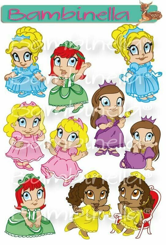 Stickerparade – Prinzessin - 10 Sticker Stickerparade – Prinzessin - 10 Sticker