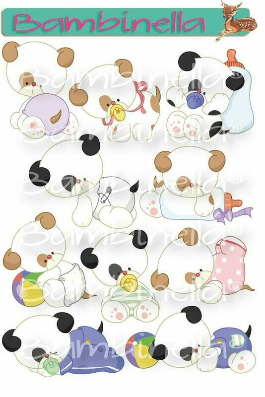 Stickerparade – Hund Baby - 10 Sticker Stickerparade – Hund Baby - 10 Sticker