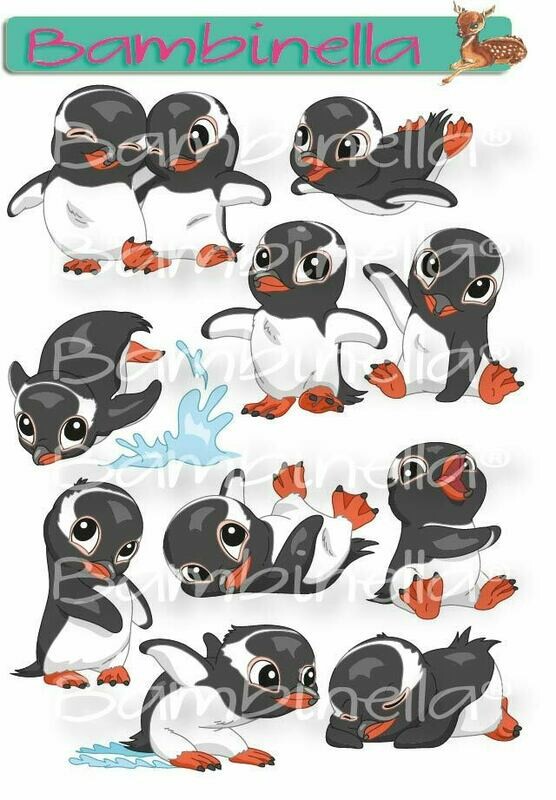Stickerparade – Eselspinguin - 10 Sticker Stickerparade – Eselspinguin - 10 Sticker