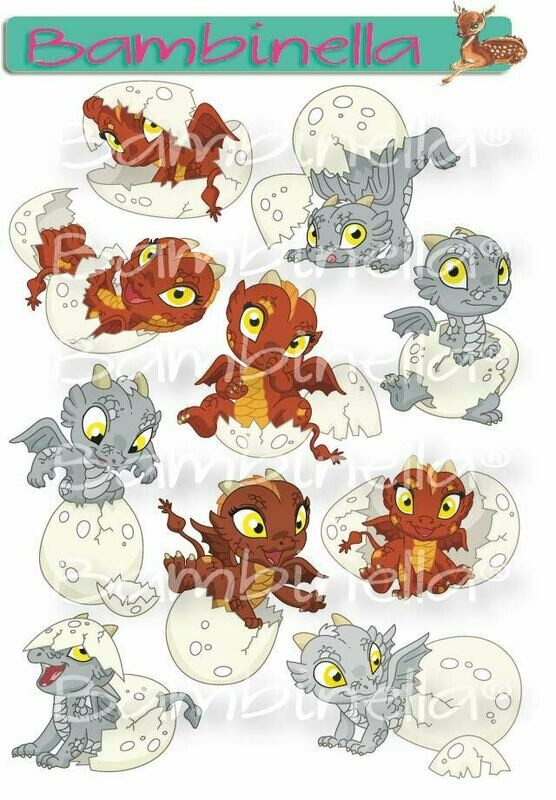 Stickerparade – Drache - 10 Sticker Stickerparade – Drache - 10 Sticker