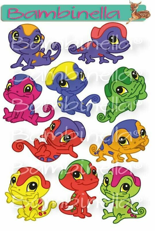 Stickerparade – Chameleon - 10 Sticker Stickerparade – Chameleon - 10 Sticker