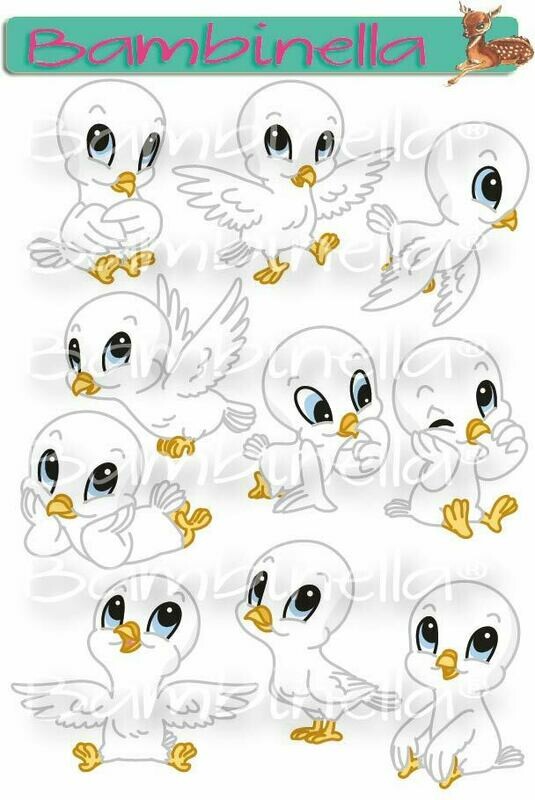 Stickerparade – Taube - 10 Sticker Stickerparade – Taube - 10 Sticker