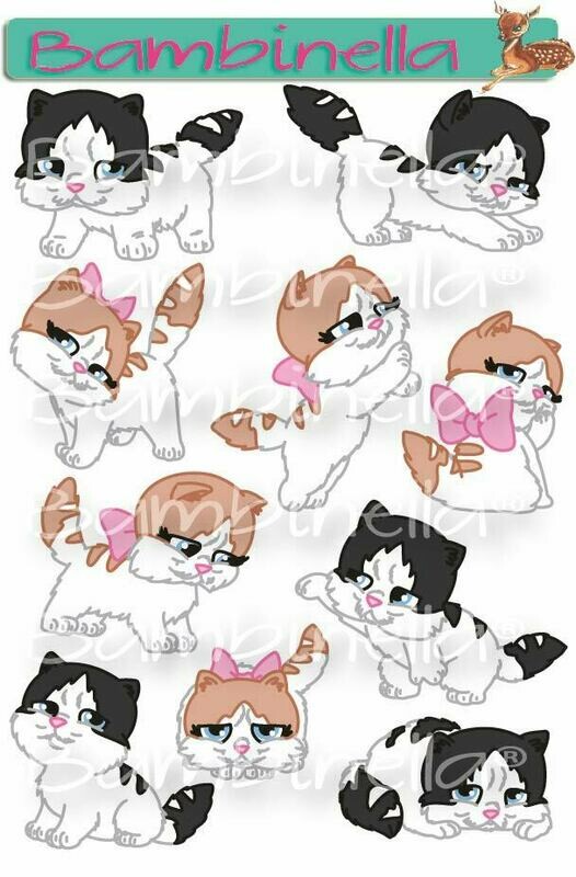 Stickerparade – Perser Katze - 10 Sticker Stickerparade – Perser Katze - 10 Sticker