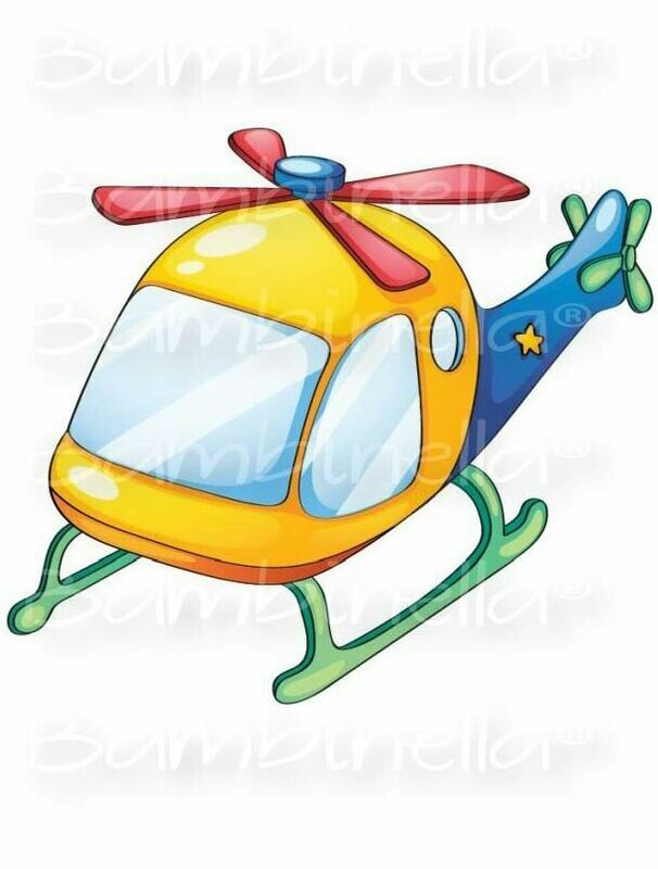 Bügelbild Velour/Flock Bügelapplikation: Hubschrauber Bügelbild Velour/Flock Bügelapplikation: Hubschrauber