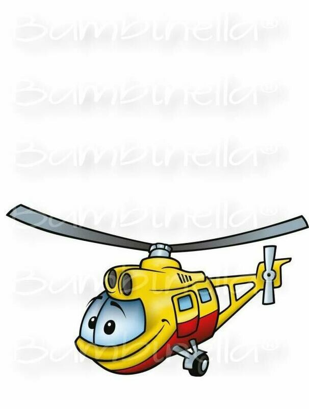 Bügelbild Velour/Flock Bügelapplikation: Hubschrauber Bügelbild Velour/Flock Bügelapplikation: Hubschrauber