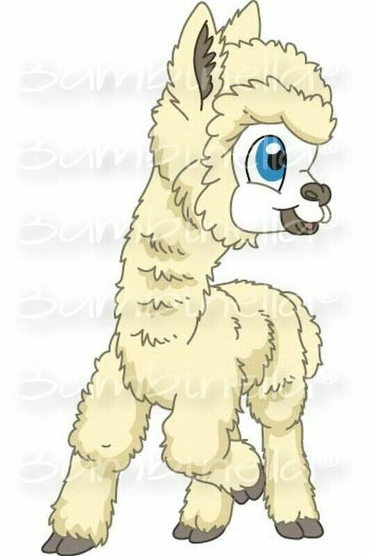 Bügelbild Velour/Flock Bügelapplikation: Alpaca Bügelbild Velour/Flock Bügelapplikation: Alpaca