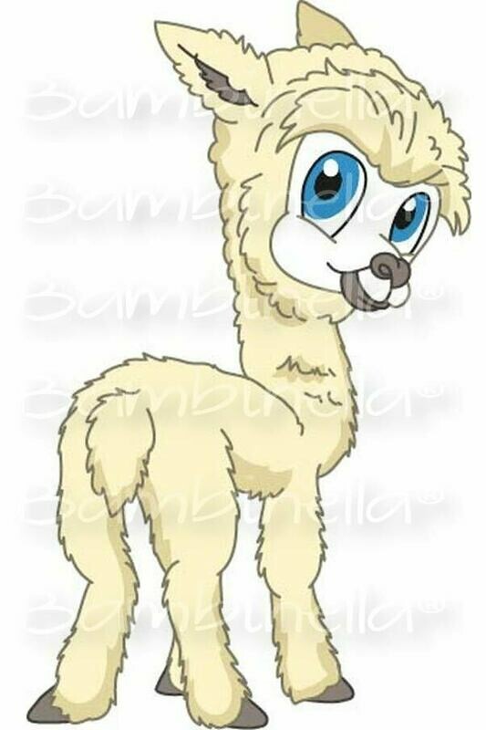 Bügelbild Velour/Flock Bügelapplikation: Alpaca Bügelbild Velour/Flock Bügelapplikation: Alpaca