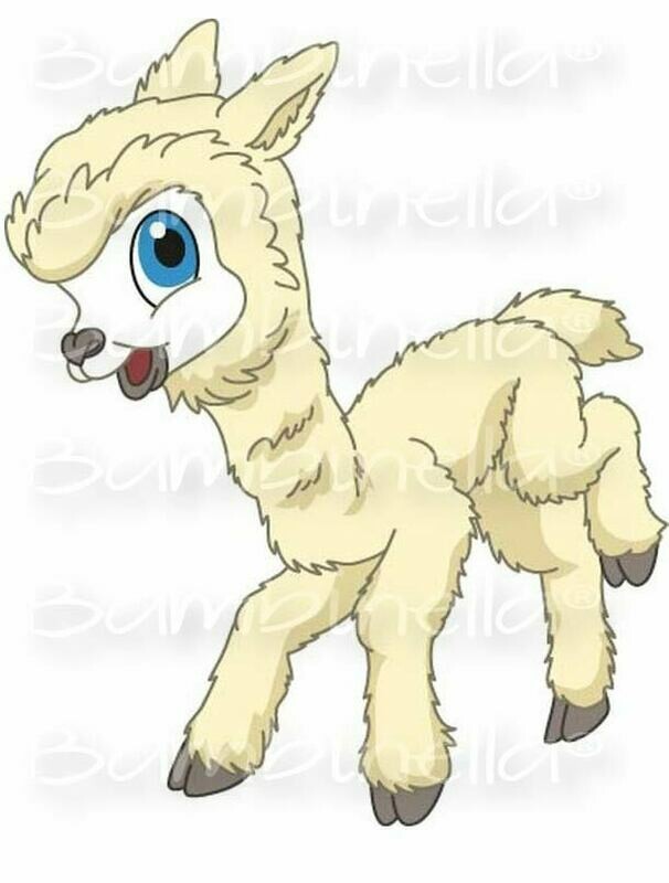 Bügelbild Velour/Flock Bügelapplikation: Alpaca Bügelbild Velour/Flock Bügelapplikation: Alpaca