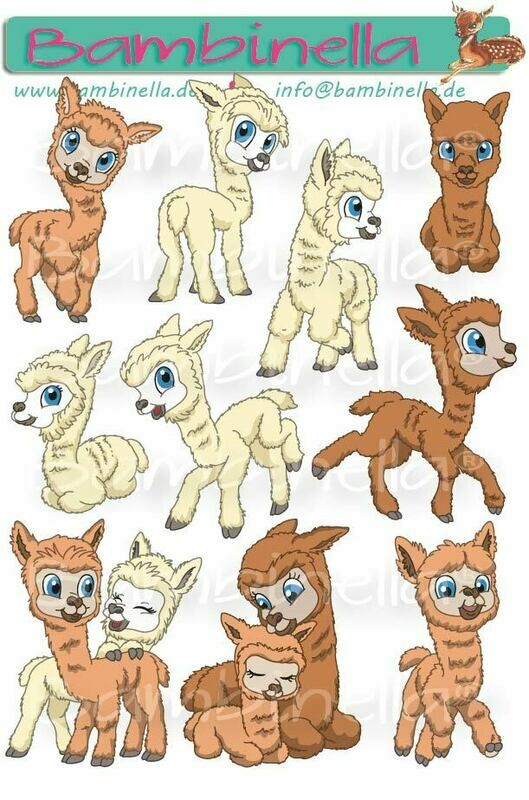 Stickerparade – Alpaca - 10 Sticker Stickerparade – Alpaca - 10 Sticker
