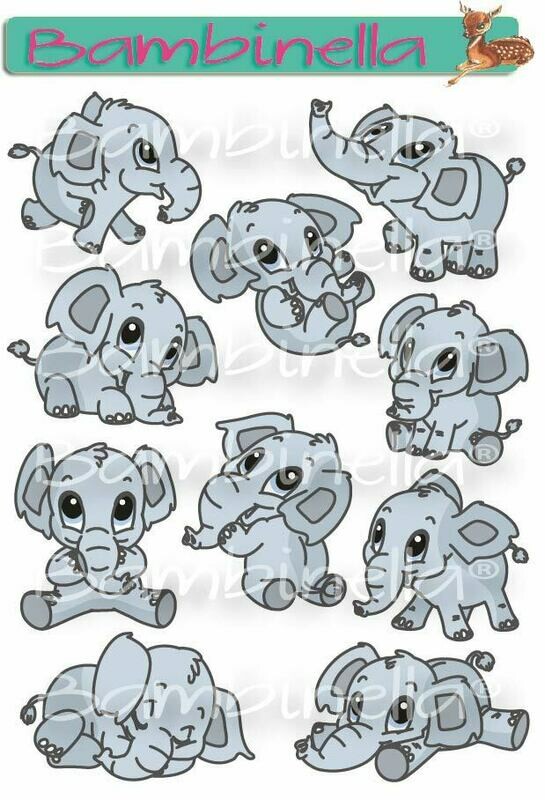 Bügelbild Velour/Flock Bügelapplikation: Elefant Bügelbild Velour/Flock Bügelapplikation: Elefant