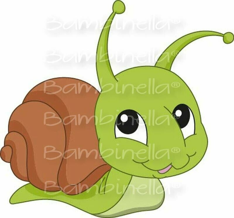 Bügelbild Velour/Flock Bügelapplikation: Schnecke Bügelbild Velour/Flock Bügelapplikation: Schnecke