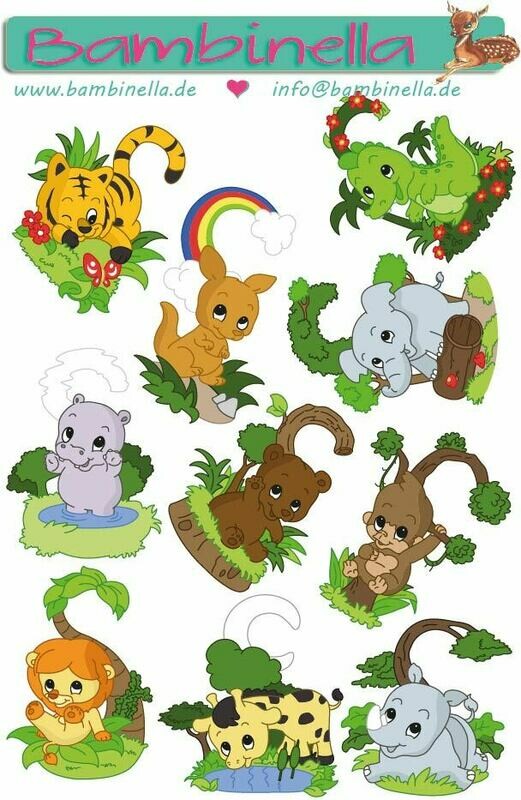 Stickerparade – Zootiere - 10 Sticker Stickerparade – Zootiere - 10 Sticker