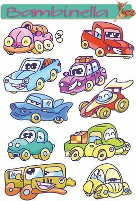 Stickerparade – Lebende Autos - 10 Sticker