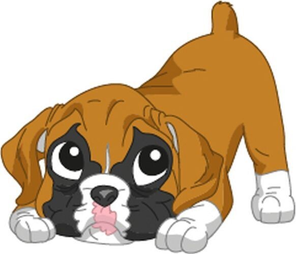 Bügelbild Velour/Flock Bügelapplikation: Hund Boxer Bügelbild Velour/Flock Bügelapplikation: Hund Boxer