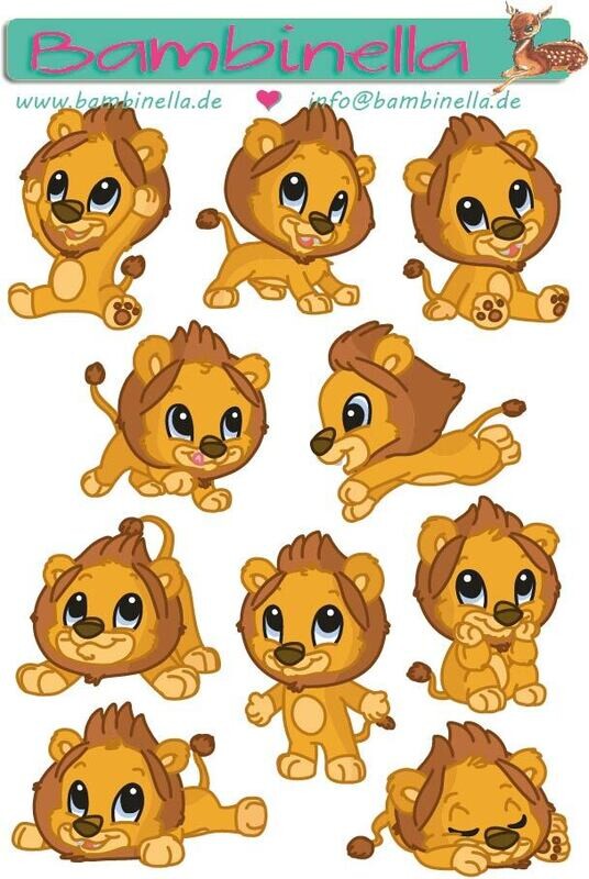 Stickerparade – Löwe - 10 Sticker Stickerparade – Löwe - 10 Sticker