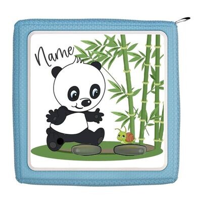 Toniebox Schutzfolie - personalisierbar | Panda mit Schnecke