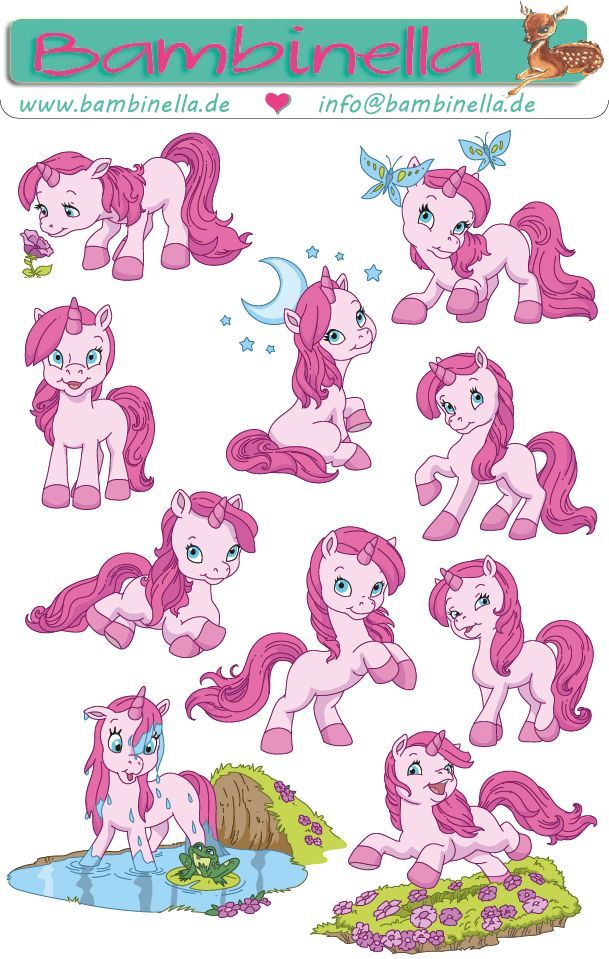 Stickerparade – Einhorn - 10 Sticker