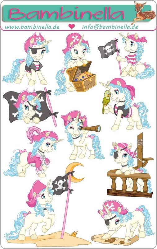 Stickerparade – Einhorn - 10 Sticker Stickerparade – Einhorn - 10 Sticker