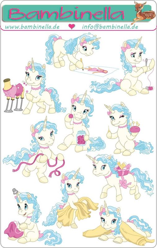 Stickerparade – Einhorn - 10 Sticker Stickerparade – Einhorn - 10 Sticker