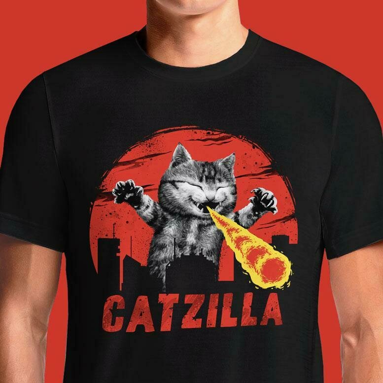 Catzilla TV Cartoon Geek Merchandise | OSOM T Shirt