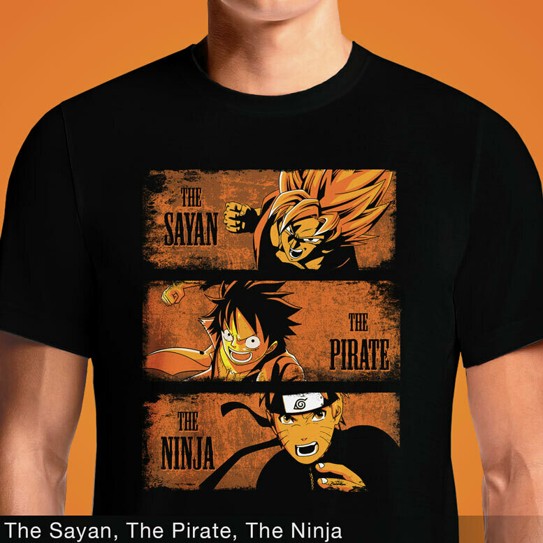 The Saiyan, The Pirate, The Ninja
