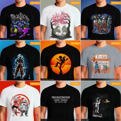 New T-Shirt Designs: Great Starry Wave, Great Outdoors, Interestellar Jumper and more