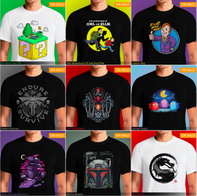 Experience Gaming like Never Before with these 9 Video Game-Inspired T-Shirts