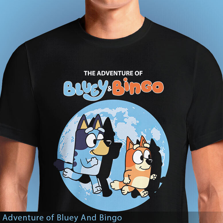 Adventure of Bluey And Bingo, Color: Black