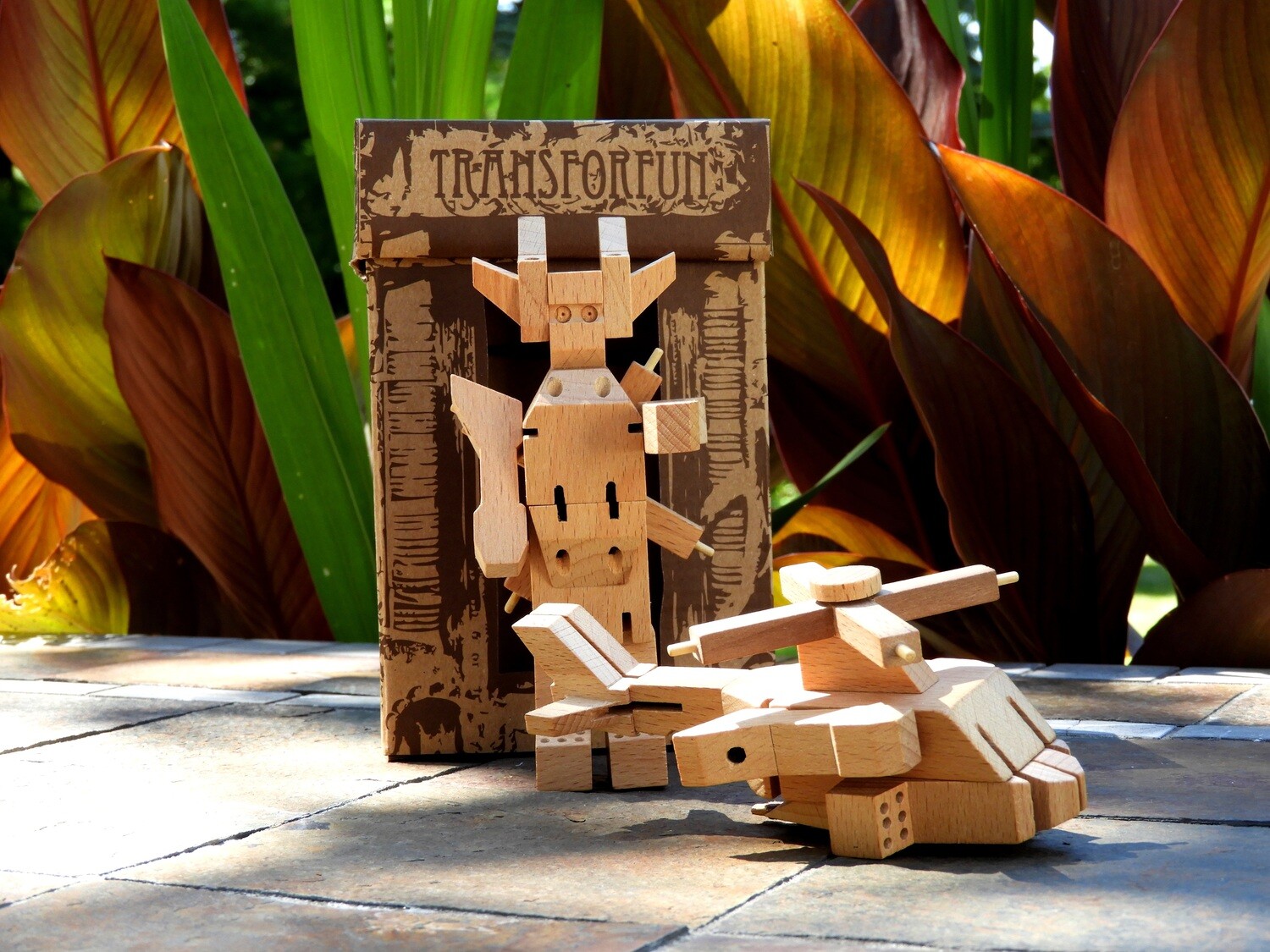 WooBot - Wooden Robot Transforms into a Helicopter